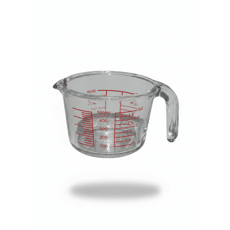 Cana gradata sticla termorezistenta 500 ml maner cioc bucatarie Adison